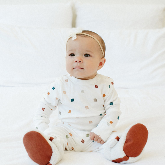 goumikids - Viscose Bamboo + Organic Cotton Kids Pants - City Blocks