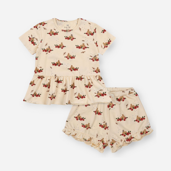 Konges Sløjd - 2 Pack Basic Frill Set Gots - Bunny Tokki