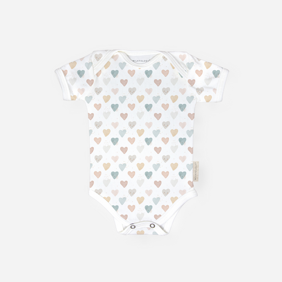 Milktology - All-over Print Short-sleeved Bodysuit