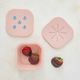 Austin Baby Co - Silicone Collapsible Snack Bowl - Wildflower / Ripe Peach