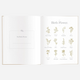 Fox & Fallow - Gold-Foil Linen Baby Book with Box- Biscuit
