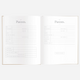 Fox & Fallow - Gold-Foil Linen Baby Book with Box- Biscuit