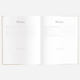 Fox & Fallow - Gold-Foil Linen Baby Book with Box- Biscuit