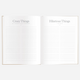 Fox & Fallow - Gold-Foil Linen Baby Book with Box- Biscuit