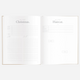 Fox & Fallow - Gold-Foil Linen Baby Book with Box- Biscuit