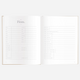 Fox & Fallow - Gold-Foil Linen Baby Book with Box- Biscuit