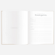 Fox & Fallow - Gold-Foil Linen Baby Book with Box- Biscuit