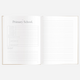 Fox & Fallow - Gold-Foil Linen Baby Book with Box- Biscuit