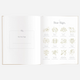 Fox & Fallow - Gold-Foil Linen Baby Book with Box- Biscuit