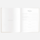 Fox & Fallow - Gold-Foil Linen Baby Book with Box- Biscuit