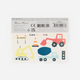 Meri Meri - Construction Tattoos - 2 Pack