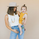 Chewable Charm - Classic Pacifier Clip - Wood + Grey
