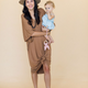 Chewable Charm - Classic Pacifier Clip - Wood + Rose
