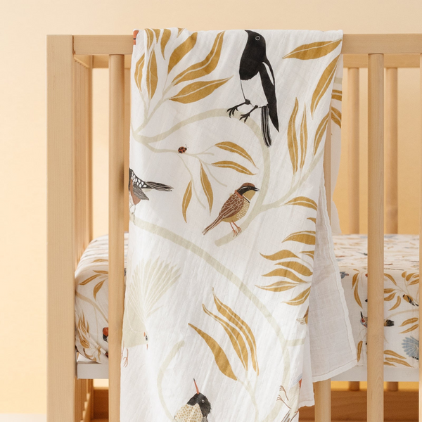 Clementine Kids - For the Birds Swaddle