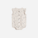 Colored Organics - Coco Muslin Button Front Bubble Romper - Elena Floral / Lilla