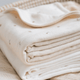 Colored Organics - Organic Pointelle Swaddle Blanket - Pia Floral