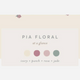 Colored Organics - Organic Pointelle Swaddle Blanket - Pia Floral