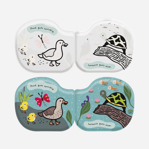 Duck & Friends Shaped Bath Book