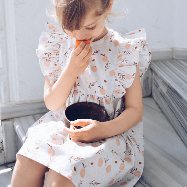 Eli & Nev - Dina Dress - Peach Print
