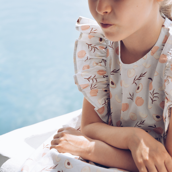 Eli & Nev - Dina Dress - Peach Print