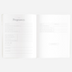 Fox & Fallow - Gold-Foil Linen Baby Book with Box - Pistachio