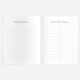 Fox & Fallow - Gold-Foil Linen Baby Book with Box - Pistachio