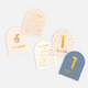 Fox & Fallow - Gold-Foil Baby Milestone Cards - Broderie