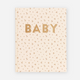 Fox & Fallow - Gold-Foil Linen Baby Book with Box - Broderie
