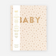 Fox & Fallow - Gold-Foil Linen Baby Book with Box - Broderie