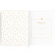 Fox & Fallow - Gold-Foil Linen Baby Book with Box - Broderie
