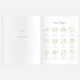Fox & Fallow - Gold-Foil Linen Baby Book with Box - Powder