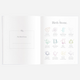 Fox & Fallow - Gold-Foil Linen Baby Book with Box - Powder