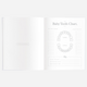 Fox & Fallow - Gold-Foil Linen Baby Book with Box - Powder