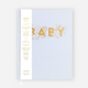 Fox & Fallow - Gold-Foil Linen Baby Book with Box - Powder
