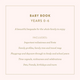 Fox & Fallow - Gold-Foil Linen Baby Book with Box - Powder