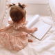 Fox & Fallow - Gold-Foil Linen Baby Book - Rose Boxed