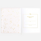 Fox & Fallow - Gold-Foil Linen Baby Book - Rose Boxed