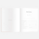 Fox & Fallow - Gold-Foil Linen Baby Book - Rose Boxed