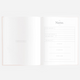 Fox & Fallow - Gold-Foil Linen Baby Book - Rose Boxed