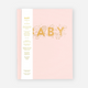Fox & Fallow - Gold-Foil Linen Baby Book - Rose Boxed