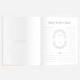 Fox & Fallow - Gold-Foil Linen Baby Book - Rose Boxed