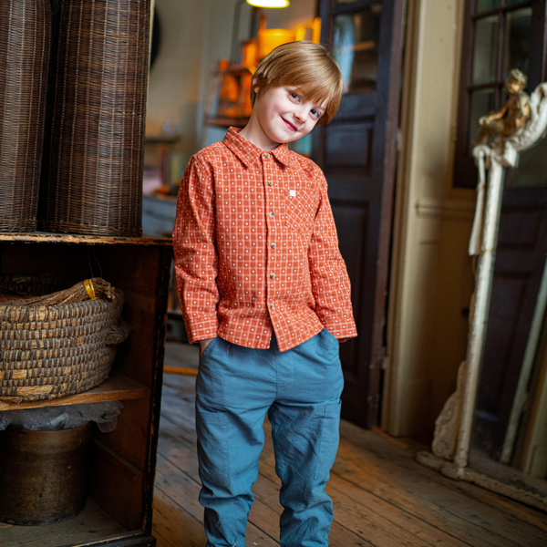 Lali - Henri Shirt - Auburn Yarn Dye