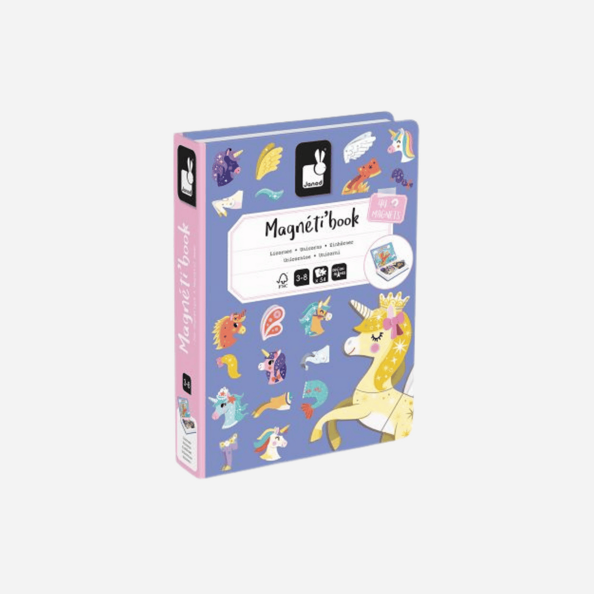 Janod Magneti'Book - Unicorn main image 0