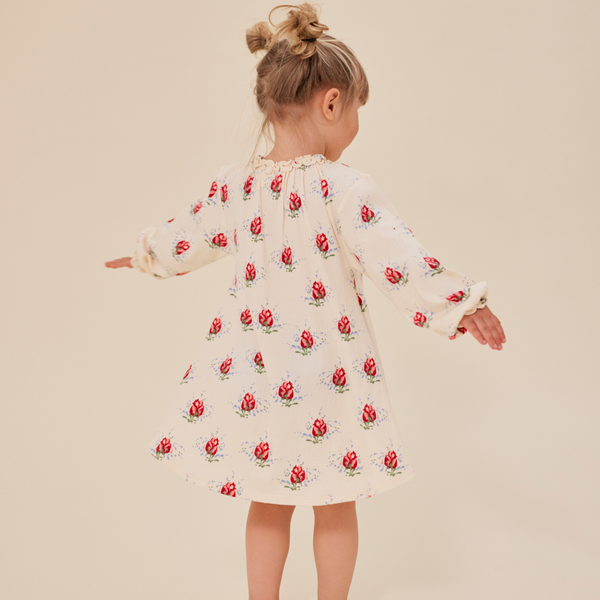 Konges Sløjd - Chloe Dress - Vita Rosa