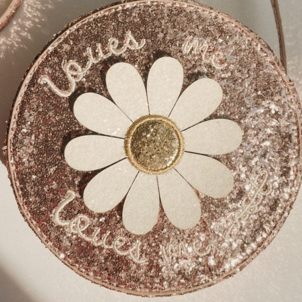 Konges Sløjd - Daisy Shoulder Bag - Cameo Rose Glitter