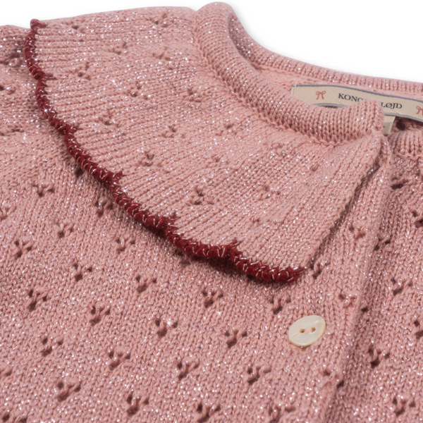 Konges Sløjd - Holiday Knit Cardigan - Mellow Rose