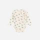 Konges Sløjd - Minnie Newborn Bodysuit - Bow Bleu