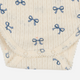 Konges Sløjd - Minnie Newborn Bodysuit - Bow Bleu
