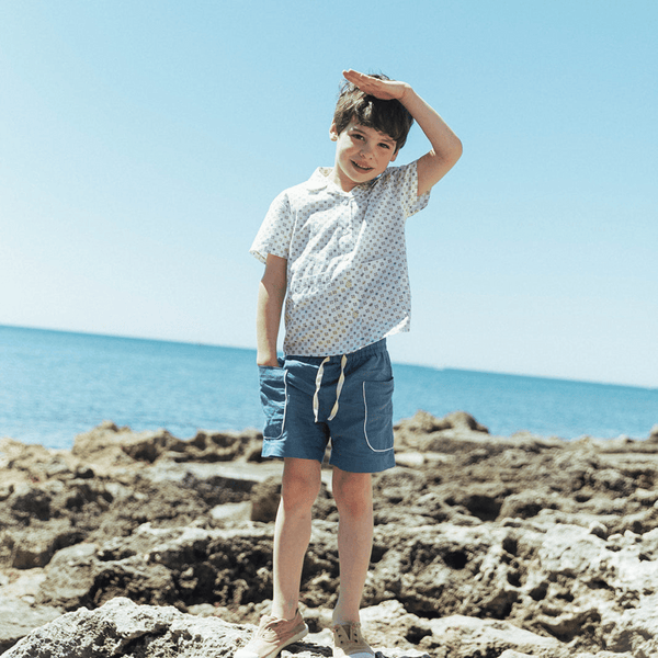 Lali - Henri Shirt in Tile Print