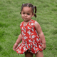 Little Green Radicals - Little Rabbits Ruffle Romper